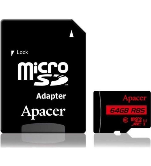 Карта памяти microSDXC Apacer 64Gb
