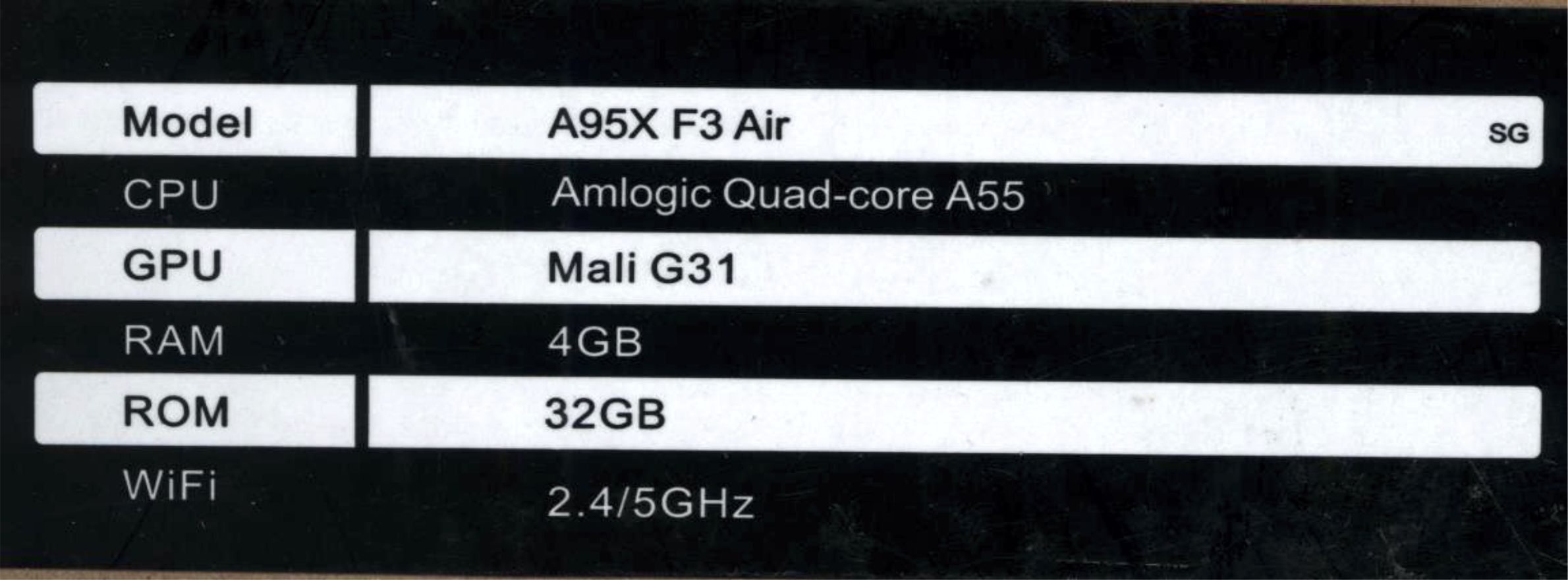 Smart tvbox a95x f3