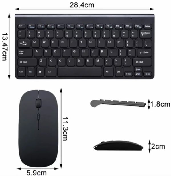 Беспроводная клавиатура с мышью Ultra-thin Combo
