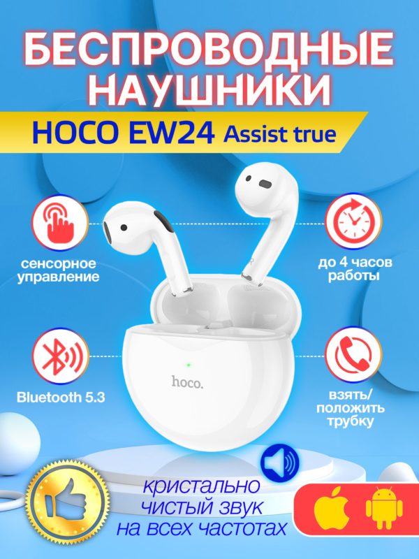 Беспроводные Bluetooth-наушники Hoco EW24
