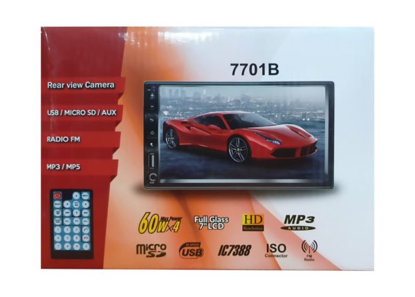 2 din MP5 car radio 7701B